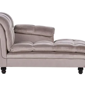 Certifié CE Left Hand Chaise Lounge Taupe LORMONT