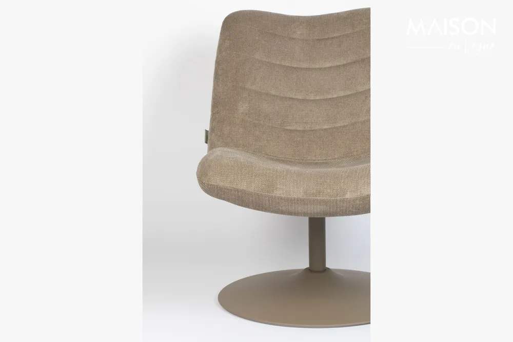 Chaise lounge chamois Bubba Zuiver - Une chaise idéale pour se reposer