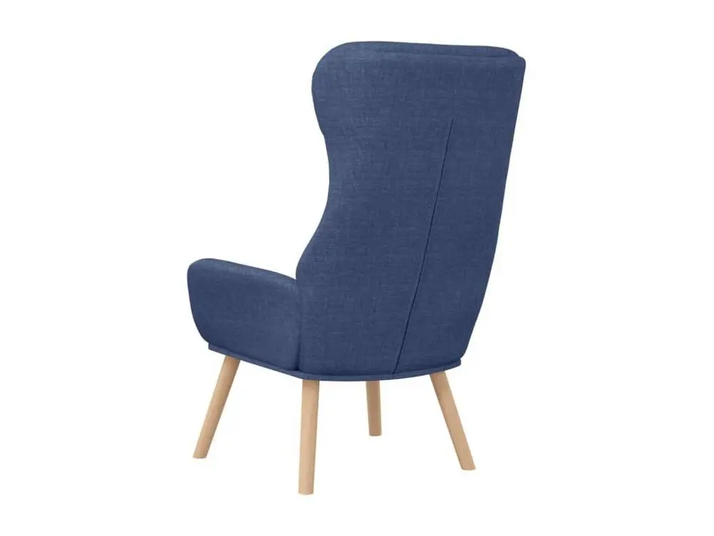 Chaise de relaxation Bleu Tissu avec Garantie