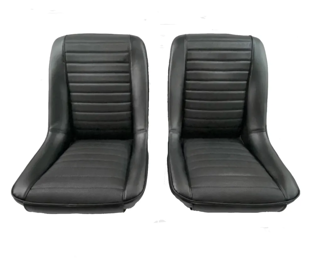 Haute Performance PAIR, CLUBSPORT CLASSIQUE BUCKET SEATS, HEADRESTS + UNIVERSAL RUNNERS