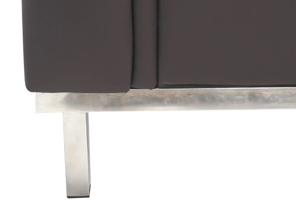 Left Hand Cuir souple Corner Sofa Brown OSLO par SW-MOTECH