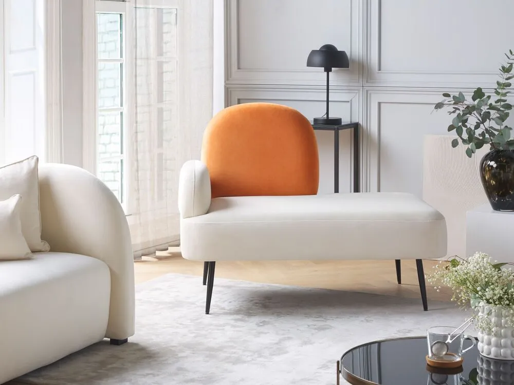 Porte-bagages scooter Left Hand Panne Chaise Lounge Orange ARCEY