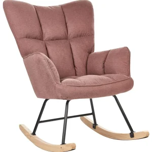 Rocking Chair OULU Fabric Rose vif