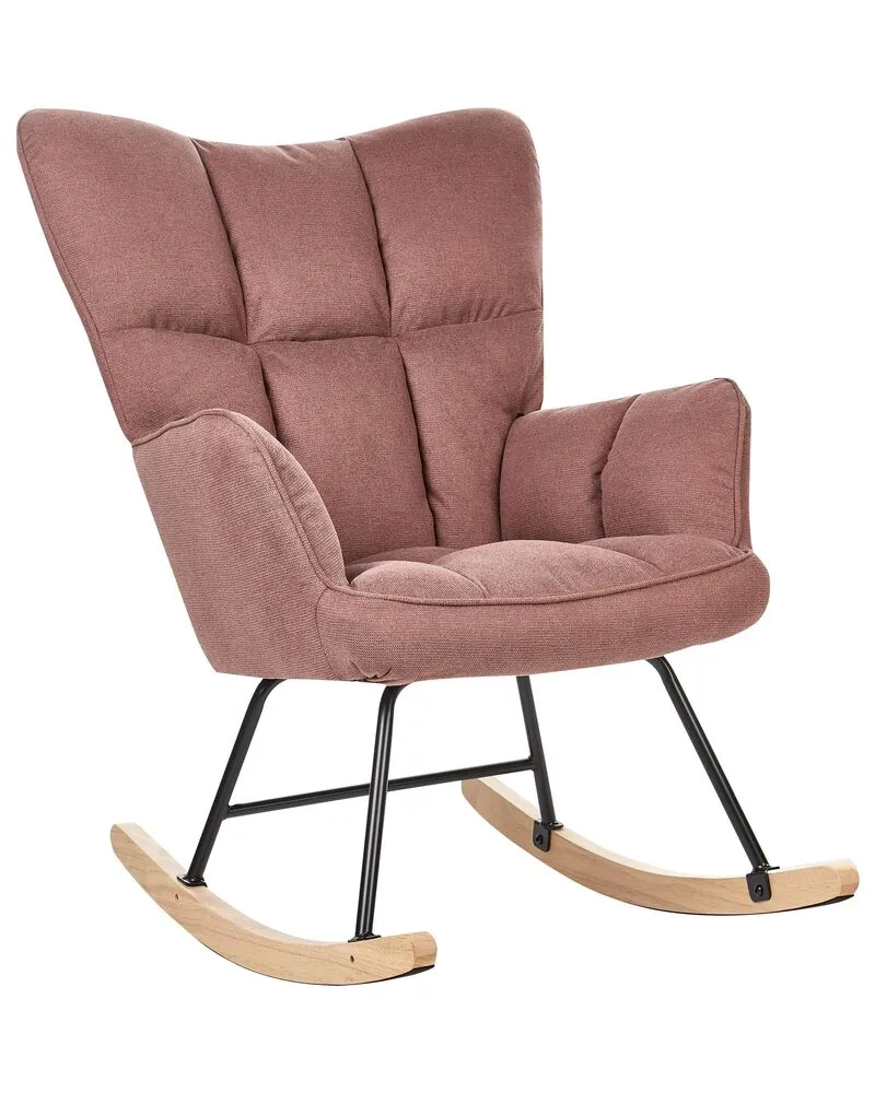 Rocking Chair OULU Fabric Rose vif