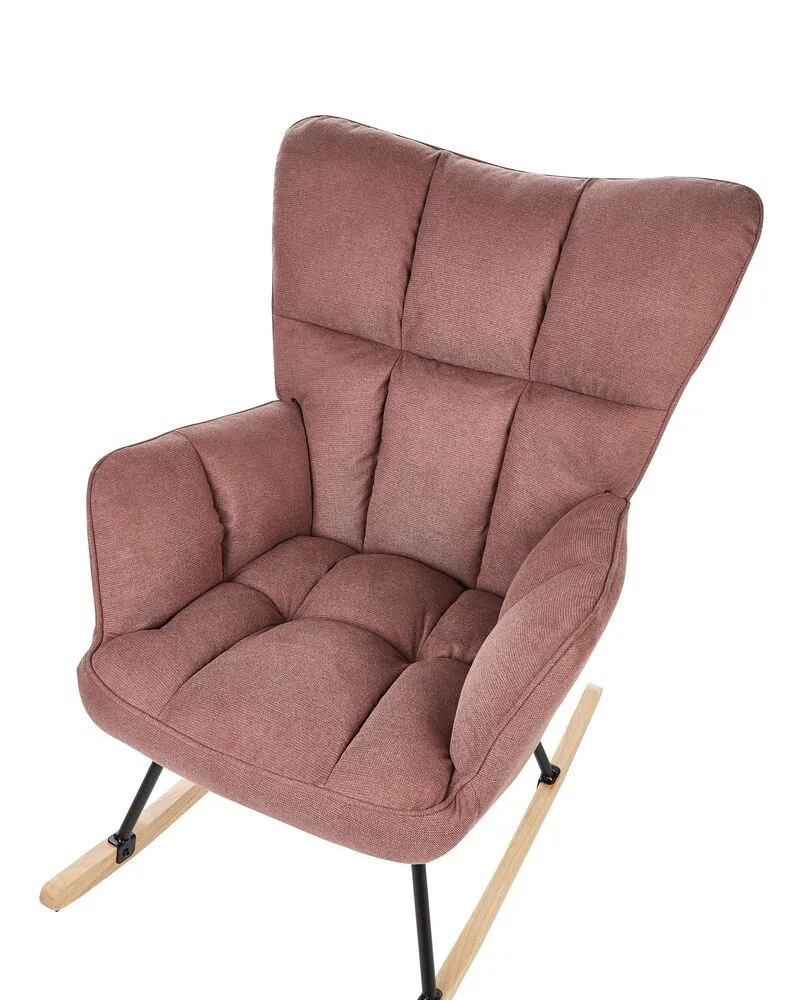 Rocking Chair OULU Fabric Rose vif