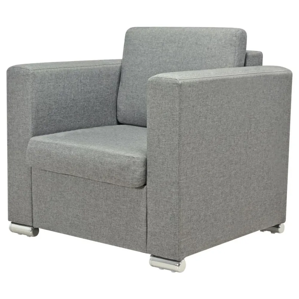 Rétroviseur sport Fauteuil chaise siège lounge design club sofa salon tissu gris net 1102084/3