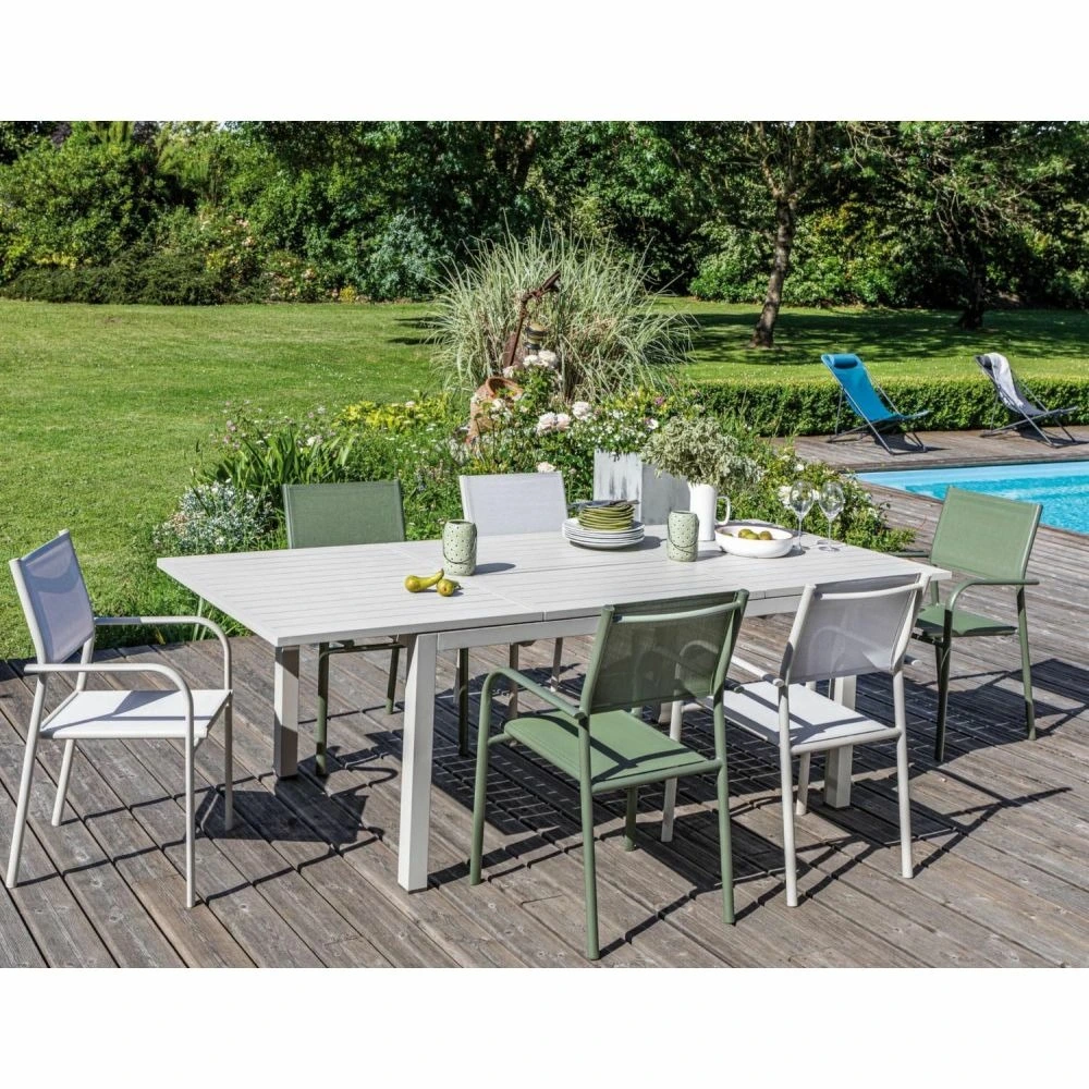 Sangle de fixation Fauteuil en aluminium duca (lot de 6) vert
