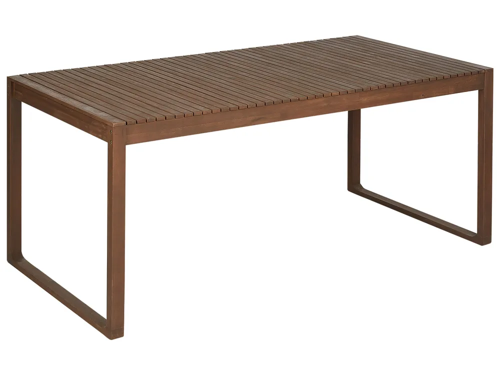 Sangle de fixation 8 Seater Dark Acacia Wood Garden Dining Set Blue Cushions SASSARI