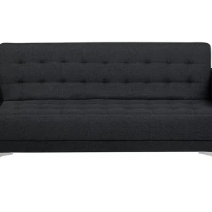 3 Seater Fabric Sofa Bed Graphite Grey ABERDEEN