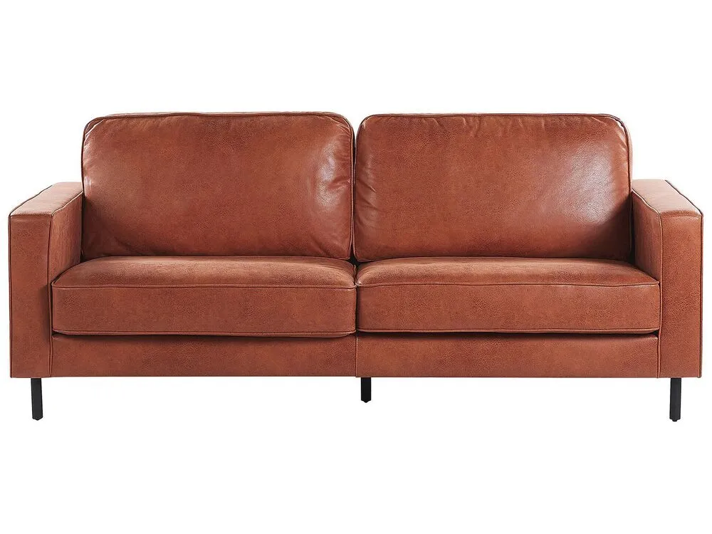 Support GPS moto 3 Seater Faux Leather Golden Marron SAVALEN