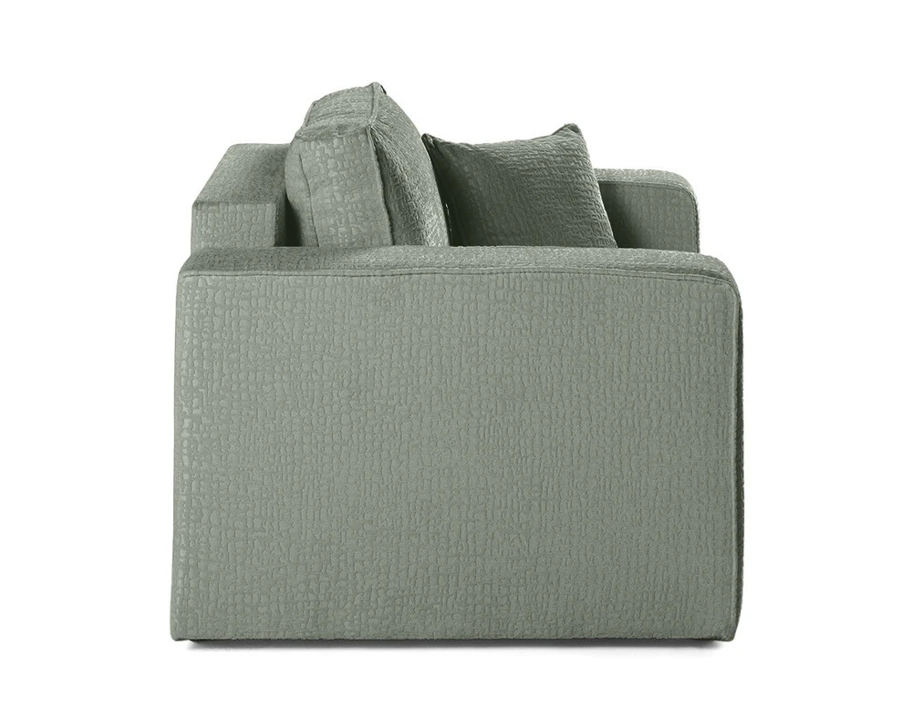 Topaze - fauteuil - en tissu velours relief pour toutes saisons