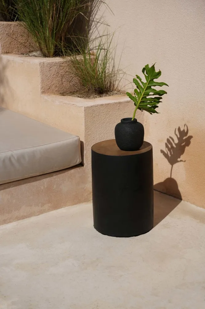 Tribe Stool - Authentique Black avec fixation universelle