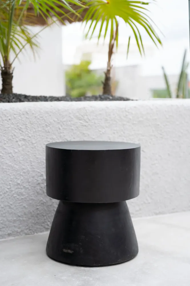 Warmi Stool - Noir jais pour motards voyageurs