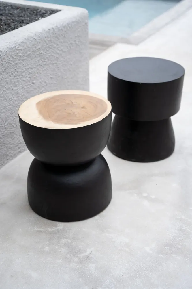 Warmi Stool - Noir jais pour motards voyageurs