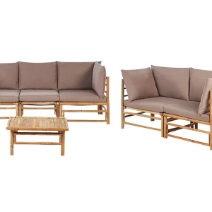Zitgroep CERRETO Bamboehout Taupe - Compatible Universelle