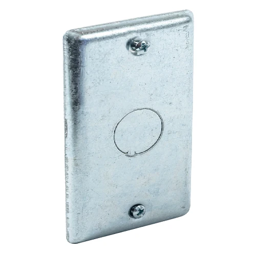 4"X2" Handy Box Cover Blank 1/2" Knockout G19430 (Pack 400)