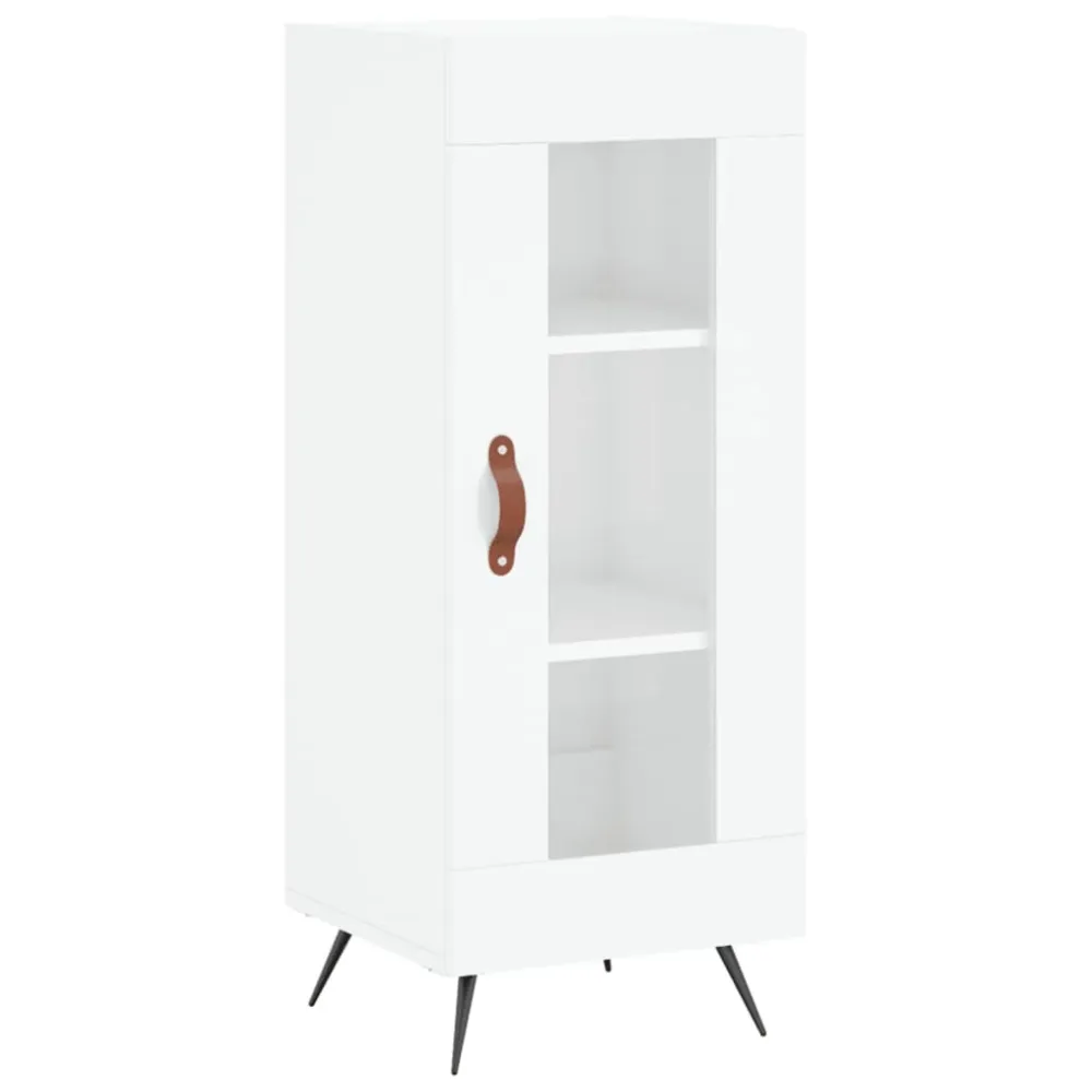 Buffet bahut commode armoire meuble de rangement organisateur cuisine salle de séjour salon haut brillant 34,5 x 34 x 180...