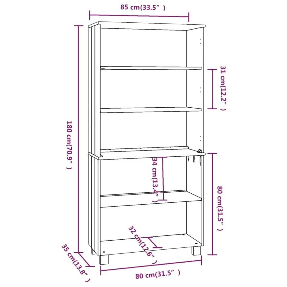 Buffet bahut commode armoire meuble de rangement organisateur cuisine salle de séjour salon bois massif de pin manifeste g...