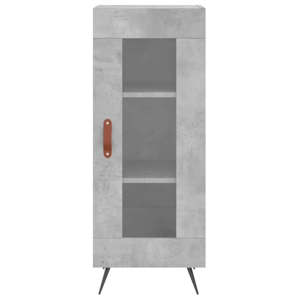 Buffet bahut commode armoire meuble de rangement organisateur cuisine salle de séjour salon haut 34,5 x 34 x 180 cm bois d...