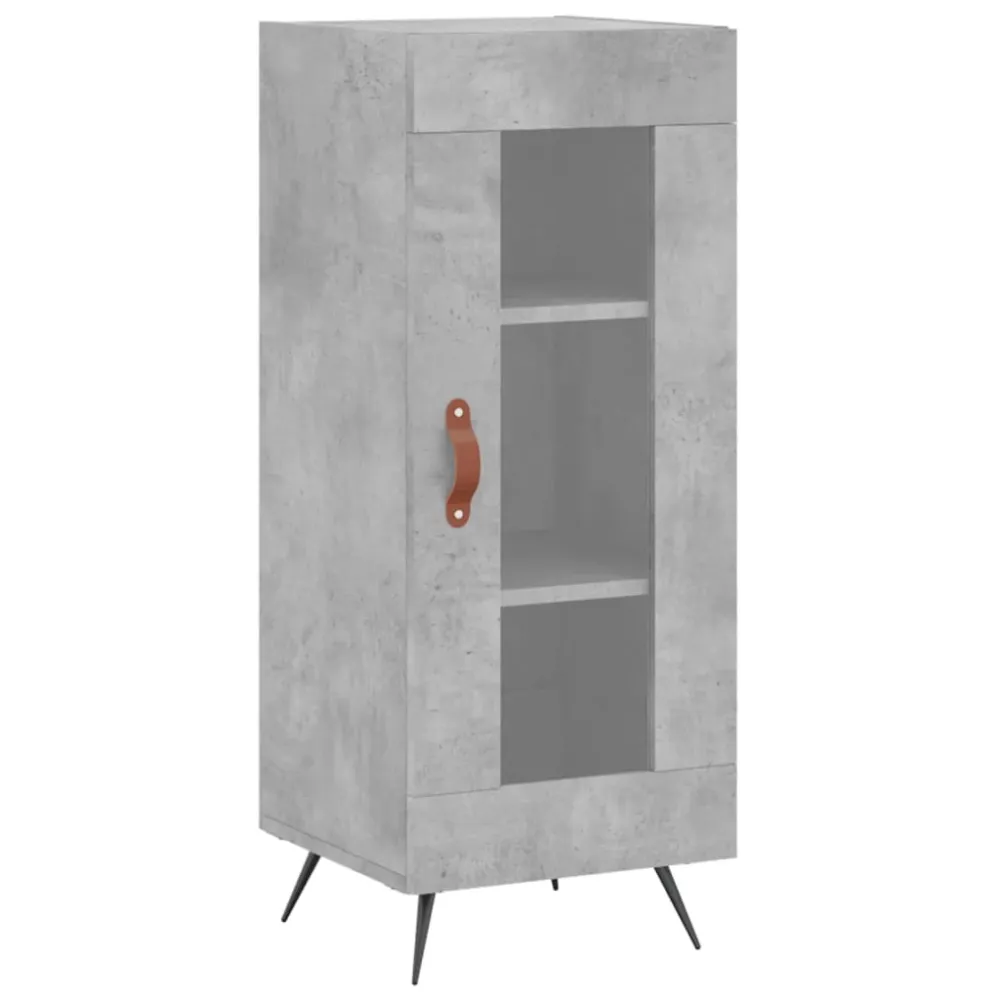 Buffet bahut commode armoire meuble de rangement organisateur cuisine salle de séjour salon haut 34,5 x 34 x 180 cm bois d...