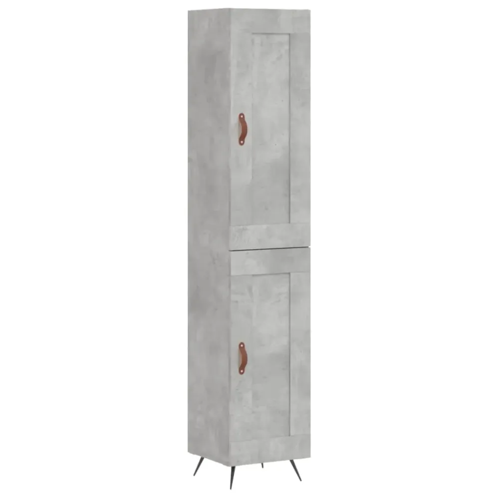 Buffet bahut commode armoire meuble de rangement organisateur cuisine salle de séjour salon haut 34,5 x 34 x 180 cm bois d...