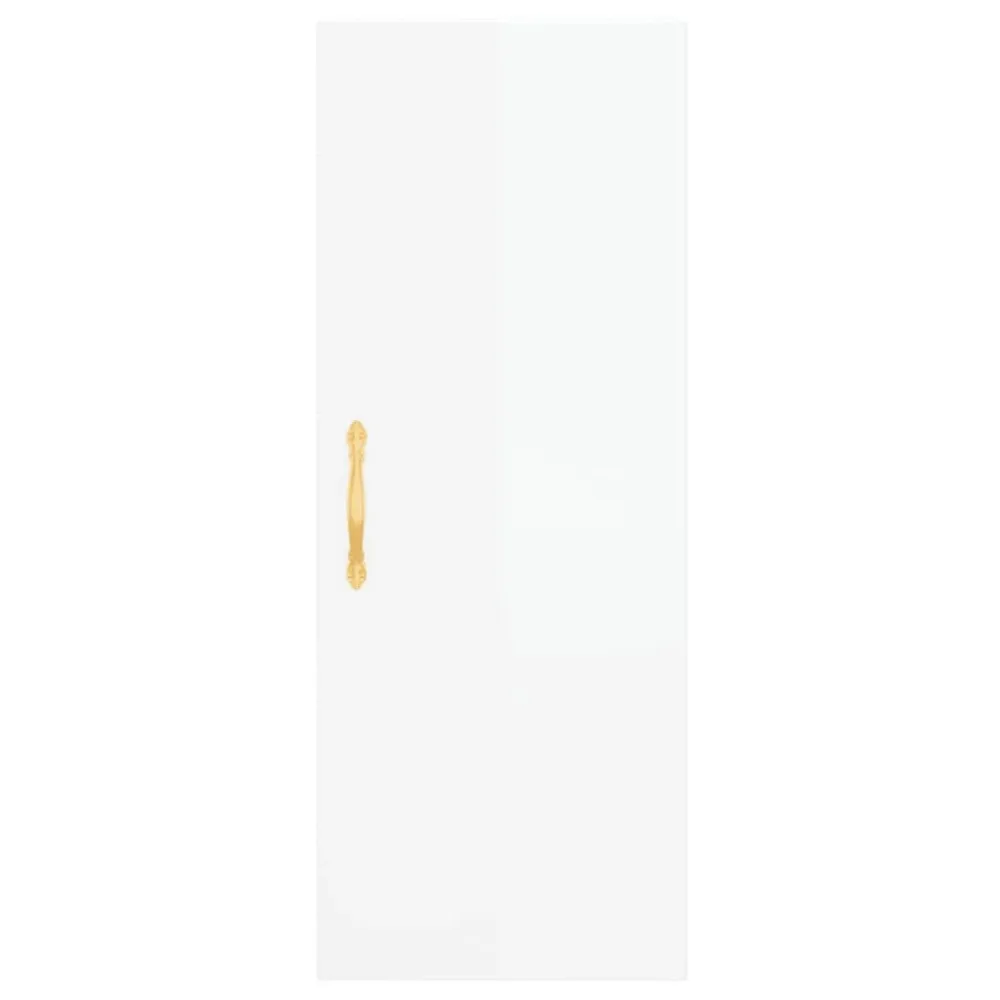 Buffet bahut commode armoire meuble de rangement organisateur cuisine salle de séjour salon haut brillant 34,5 x 34 x 180...
