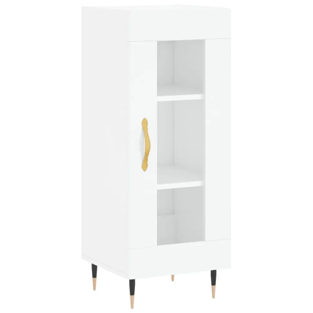 Buffet bahut commode armoire meuble de rangement organisateur cuisine salle de séjour salon haut brillant 34,5 x 34 x 180...