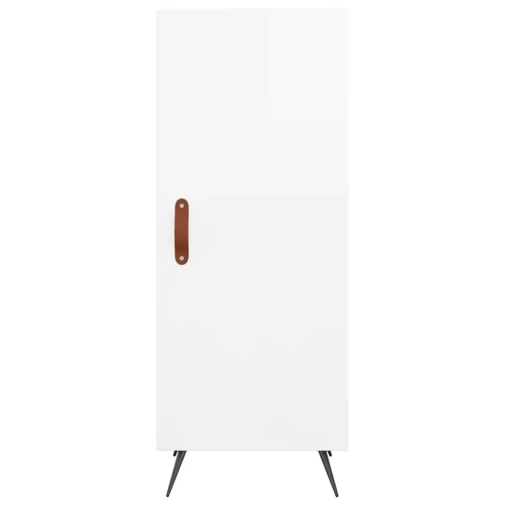 Buffet bahut commode armoire meuble de rangement organisateur cuisine salle de séjour salon haut brillant 34,5 x 34 x 180...