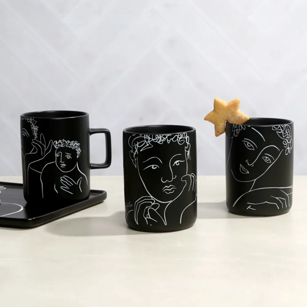 Carrol Boyes 375ml Hey You Mug Noir jais
