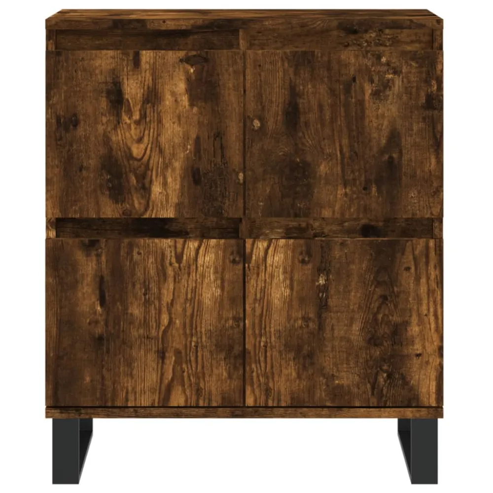 Certifié CE Buffet bahut commode armoire meuble de rangement organisateur cuisine salle de séjour salons 3 pcs bois d'ingé...