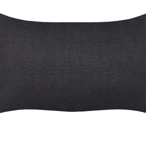 Coton peigné Cushion Tassels 35 x 55 cm Grey LYTHRUM