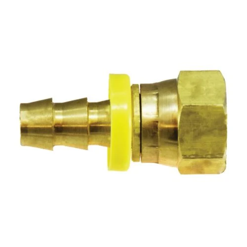 Couvre-selle imperméable 3/8 Push-On Hose Barbed 1/4 FPT Laiton F Gasket Swivel Adapter 30360