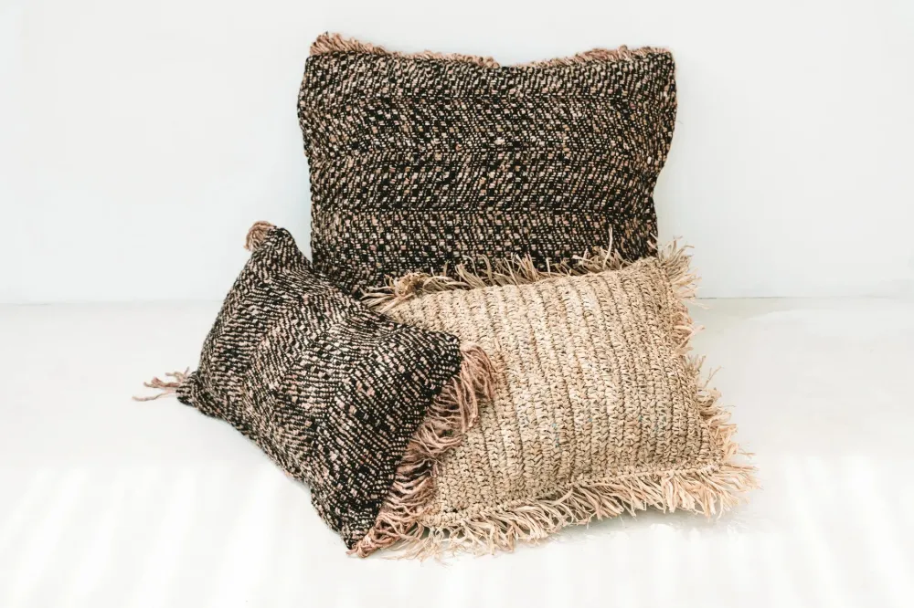 Oh My Gee Cushion Cover - Noir jais Copper - 30x50