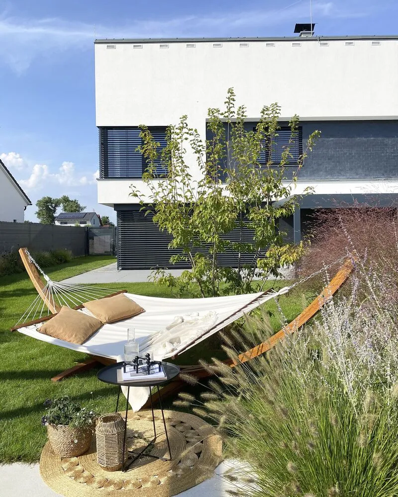 Hammock TREVISO Coton lavé Dark Wood