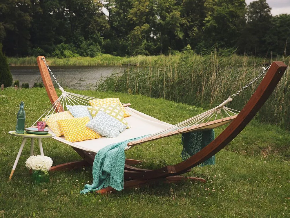 Hammock TREVISO Coton lavé Dark Wood