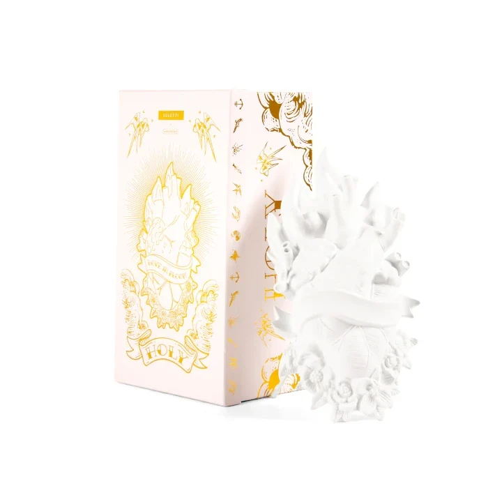 Porte-bagages scooter VASO FORMA DI CUORE HOLY LOVE BLOOM