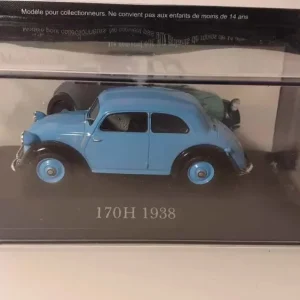 Protège-mains Mercedes 170H bleue claire de 1938
