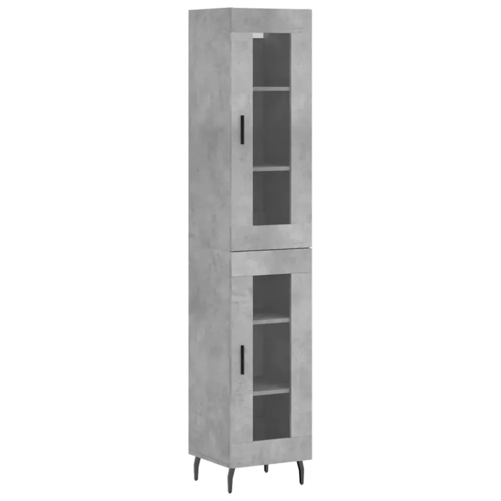 Racing Buffet bahut commode armoire meuble de rangement organisateur cuisine salle de séjour salon haut 34,5 x 34 x 180 cm...