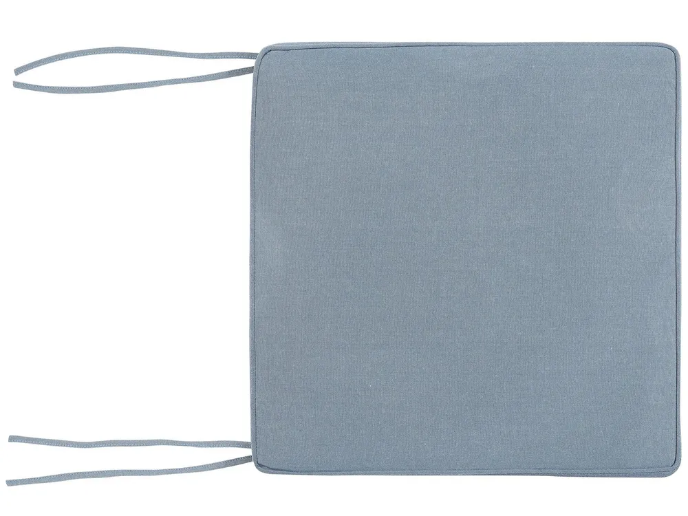 Racing Set 8 Outdoor Seat Pad Cushions Blue SASSARI