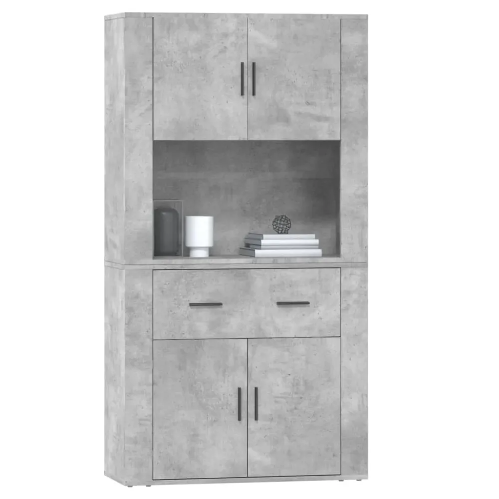 Rétroviseur sport Buffet bahut commode armoire meuble de rangement organisateur cuisine salle de séjour salon haut bois d'...
