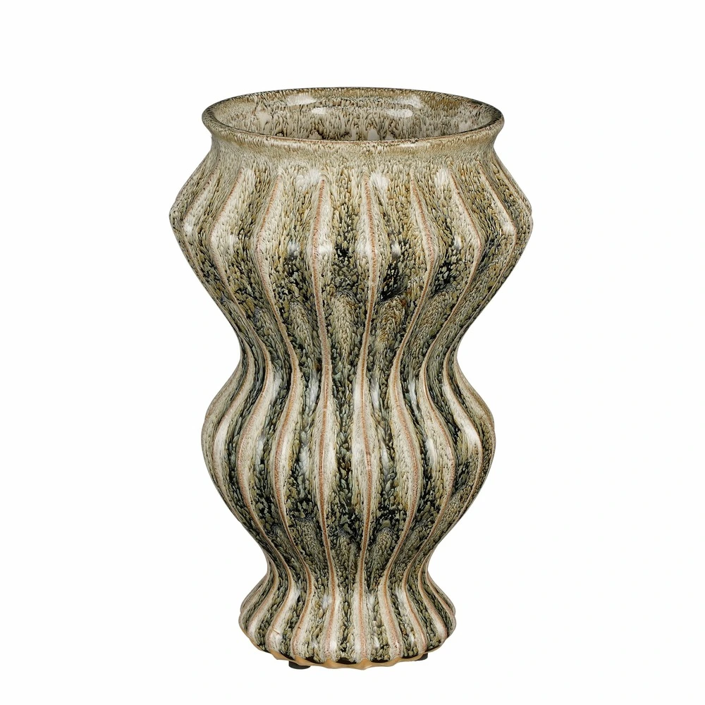 Support GPS moto Mica decorations - vase en céramique vert h32