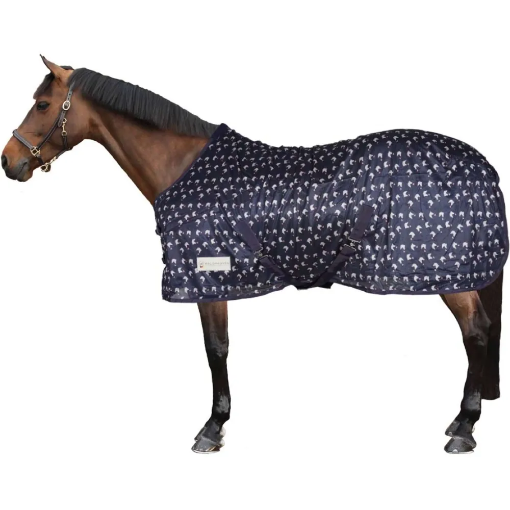 Waldhausen Couverture Anti-Mouches Lucky Night Blue - Compatible Universelle
