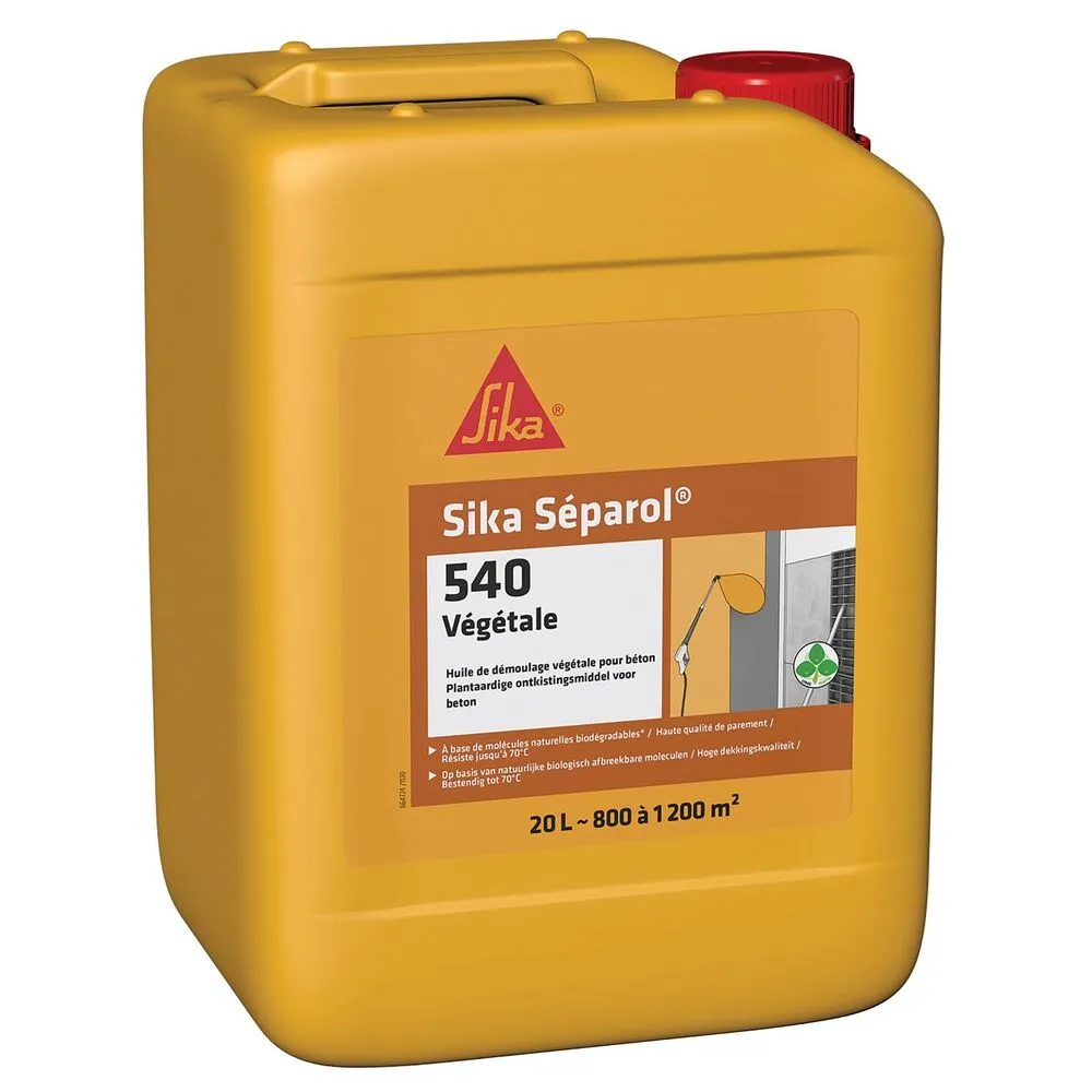 Huile de décoffrage Separol®-540 Végétale en bidon de 20L
