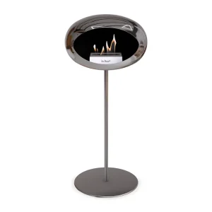 Huile moteur diesel Lareira Bioetanol Ground Steel High Chromed Effet argent