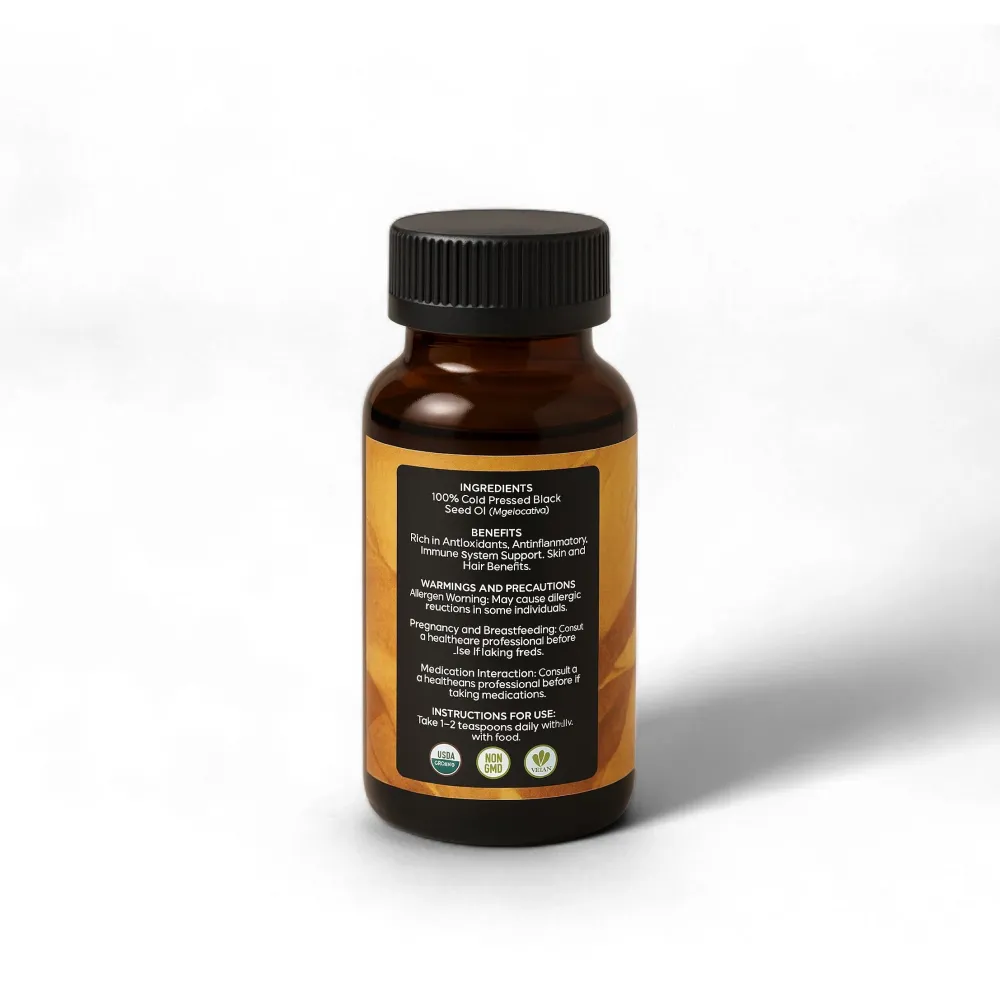 Kalonji 50ml Noir jais Seed Oil Medium