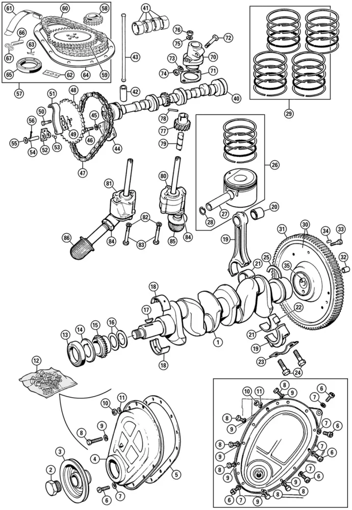 PUSH ROD, ENGINE 1500, ÉTENDU