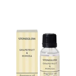 Stoneglow Design Classics Grapefruit & Mimosa 15ml Fragrance Oil - Yellow