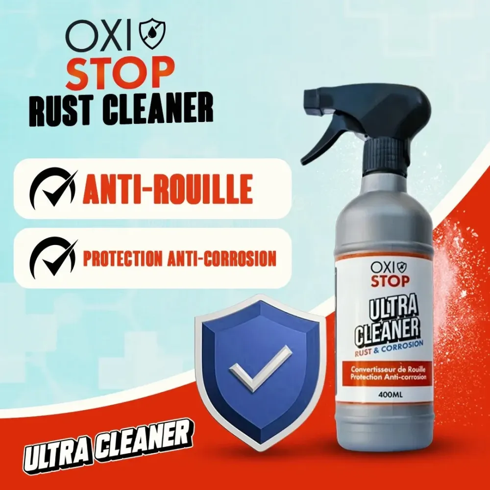 Oxi stop - Désoxydant Convertisseur de rouilles - Nettoyant tous surface - 400 ML à Base de Silicone