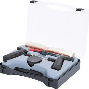 Ensemble de réparation Kit de vulcanisation de pneus KS Tools pour véhicules 5 pièces filetage 100 mm 150.1070 choisir à b...