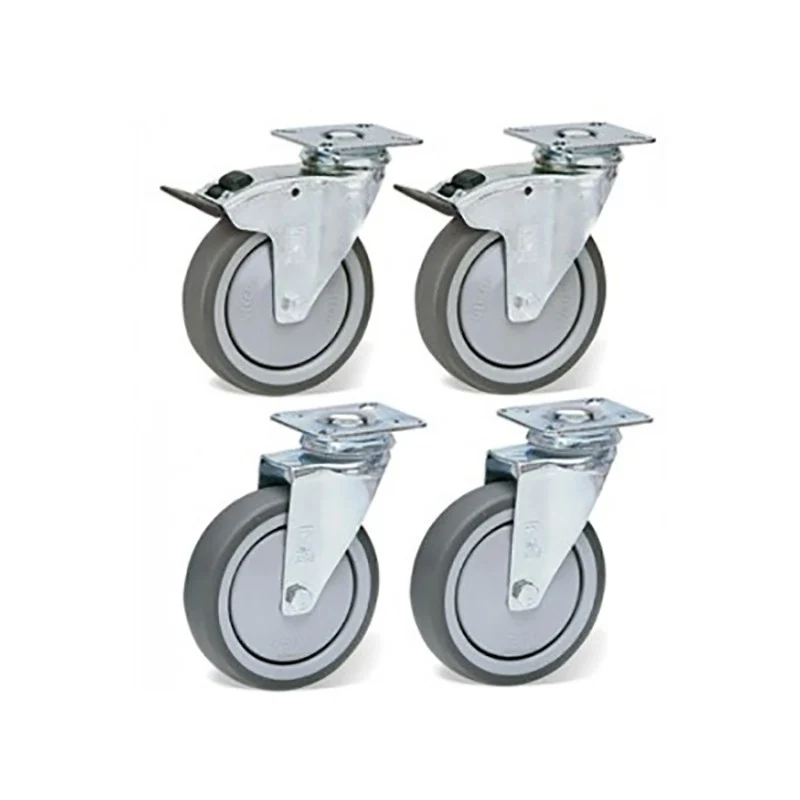 Filière de restauration Furnotel - Kit roues pour table à poissons 3 portes - KRTPO3